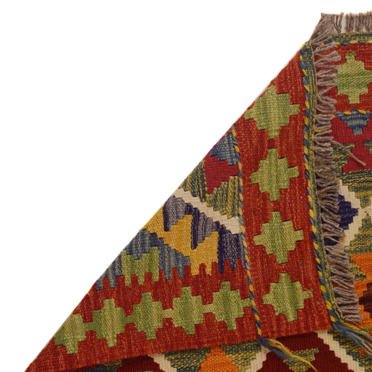 Vegetable Kilim Runner 2' 4" x 6' 3" (ft)- No. W34785