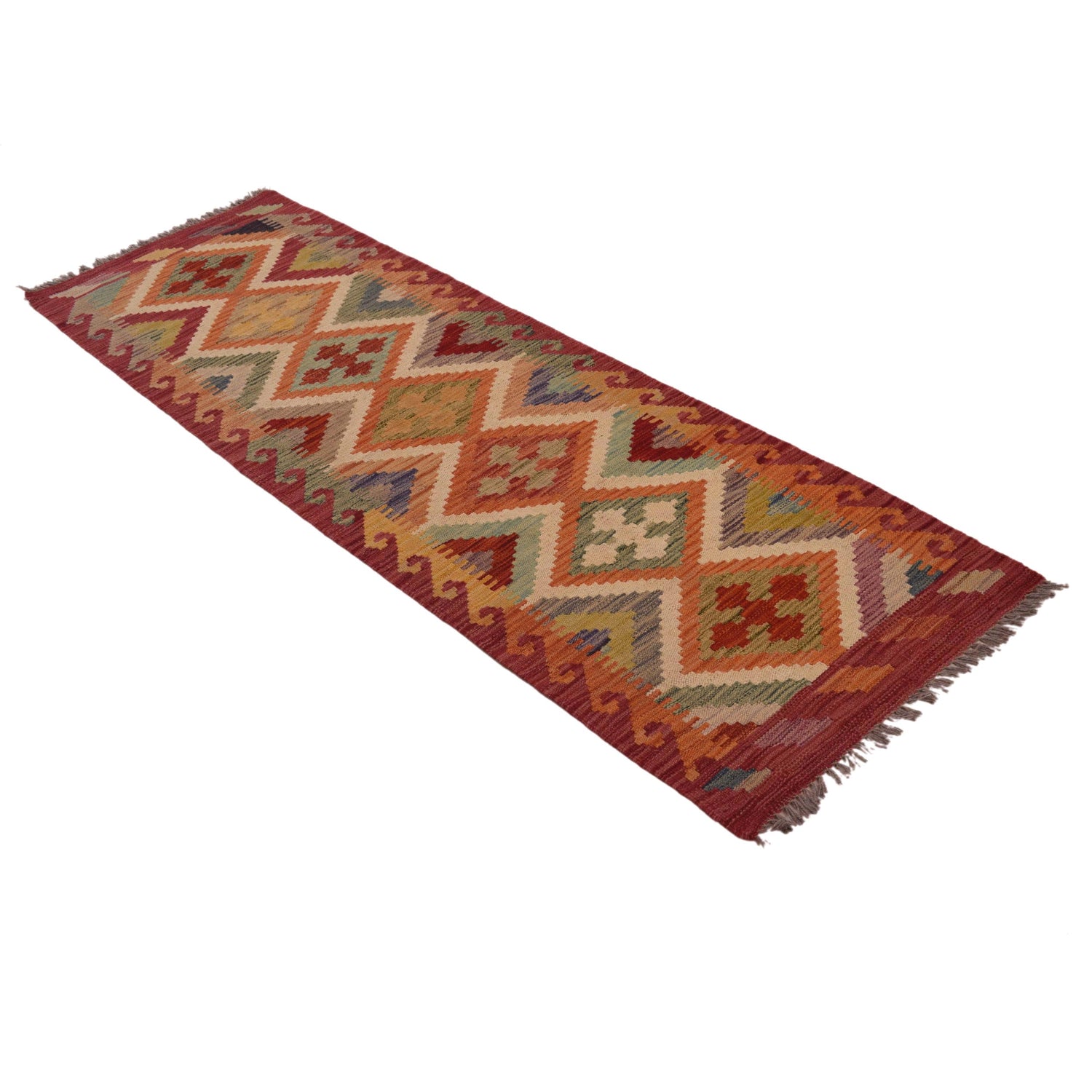 Vegetable Kilim Runner 2' 0" x 5' 0" (ft)- No. W34787