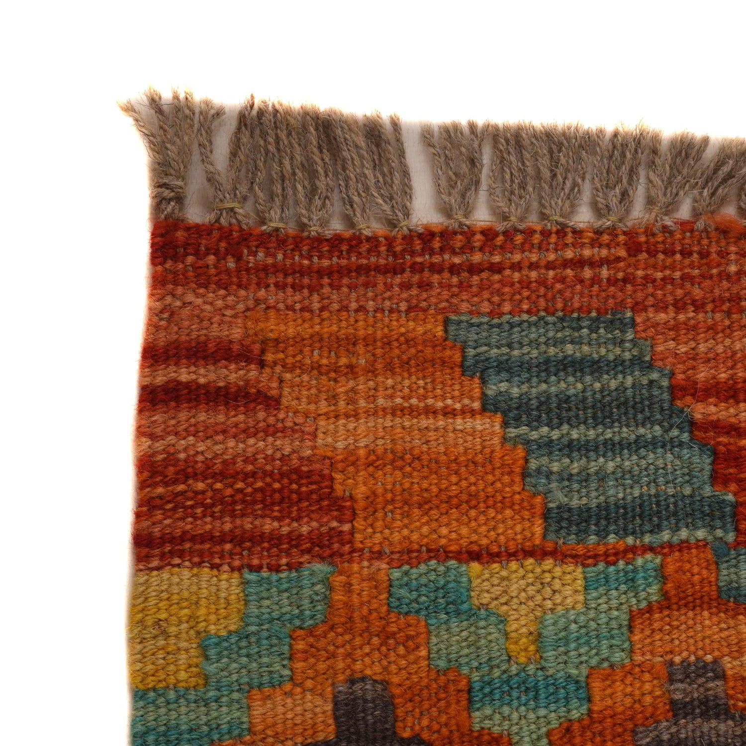 Handmade Vegetable Kilim 5' 1 x 6' 1 (ft) - No. W34789
