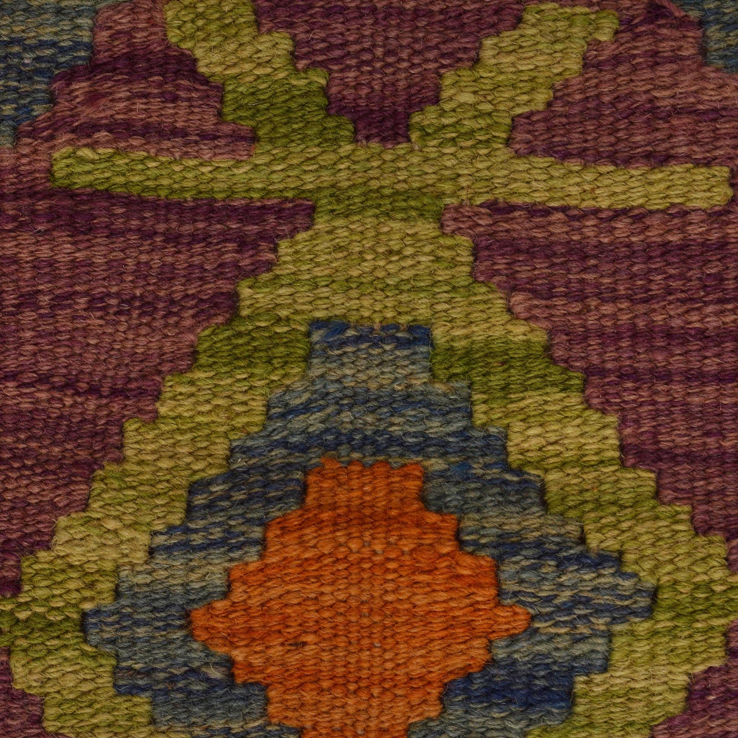 Handmade Vegetable Kilim 2' 4" x 4' 3" (ft) - No. W34793
