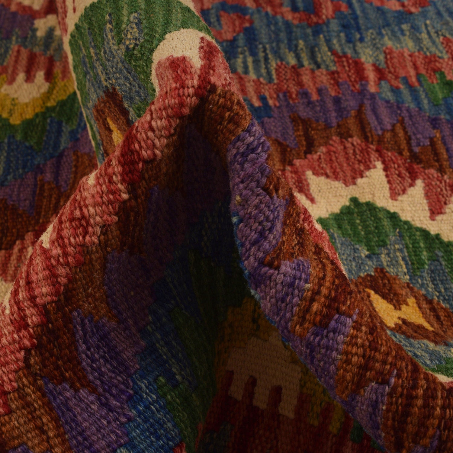 Vegetable Kilim Runner 2' 5" x 6' 3" (ft)- No. W34797