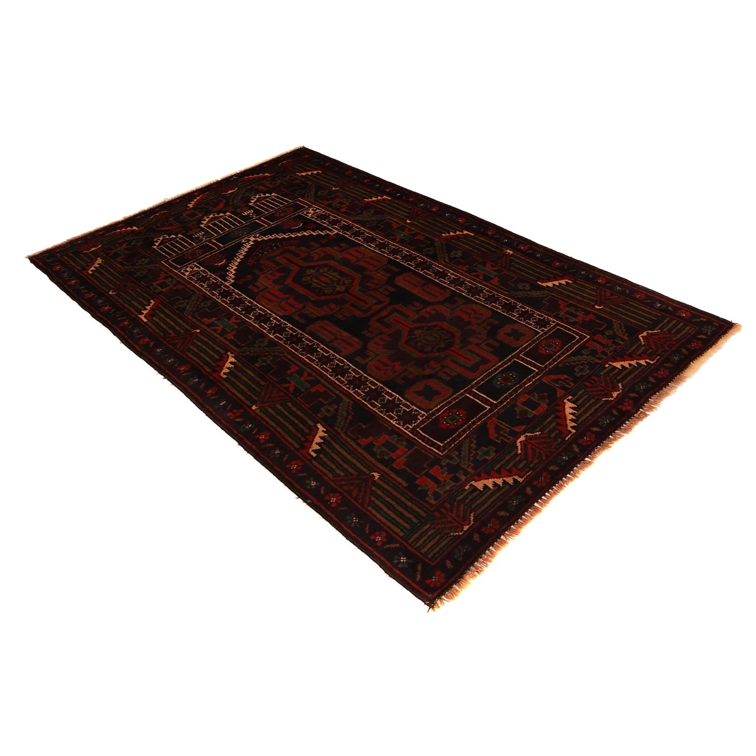Handmade Prayer Rug 2' 10" x 4' 9" (ft) - No. W35802