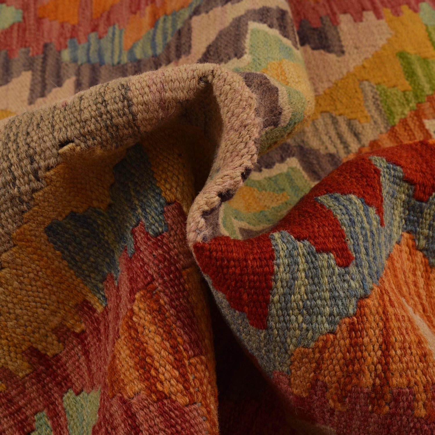 Handmade Vegetable Kelim 3' 3"  x 5' 0" (ft) - No. W34805