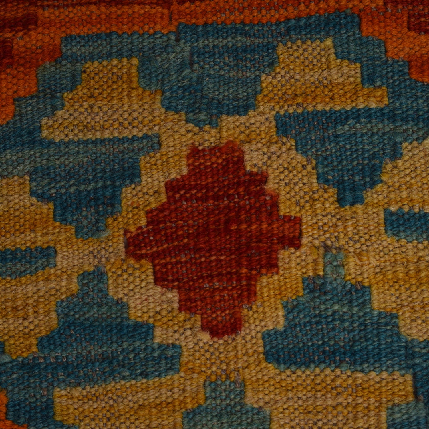 Handmade Vegetable Kilim 8' 9 x 11' 5 (ft) - No. W34811