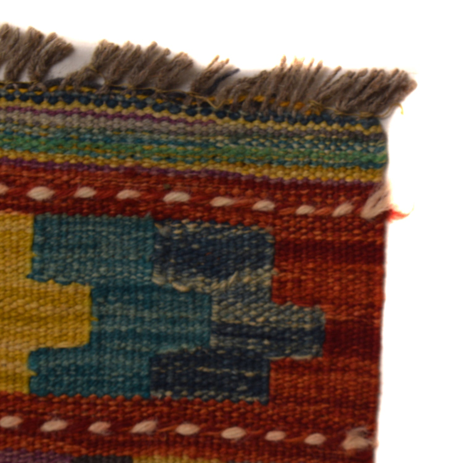 Handmade Vegetable Kilim 9' 9" x 12' 3" (ft) - No. W34813