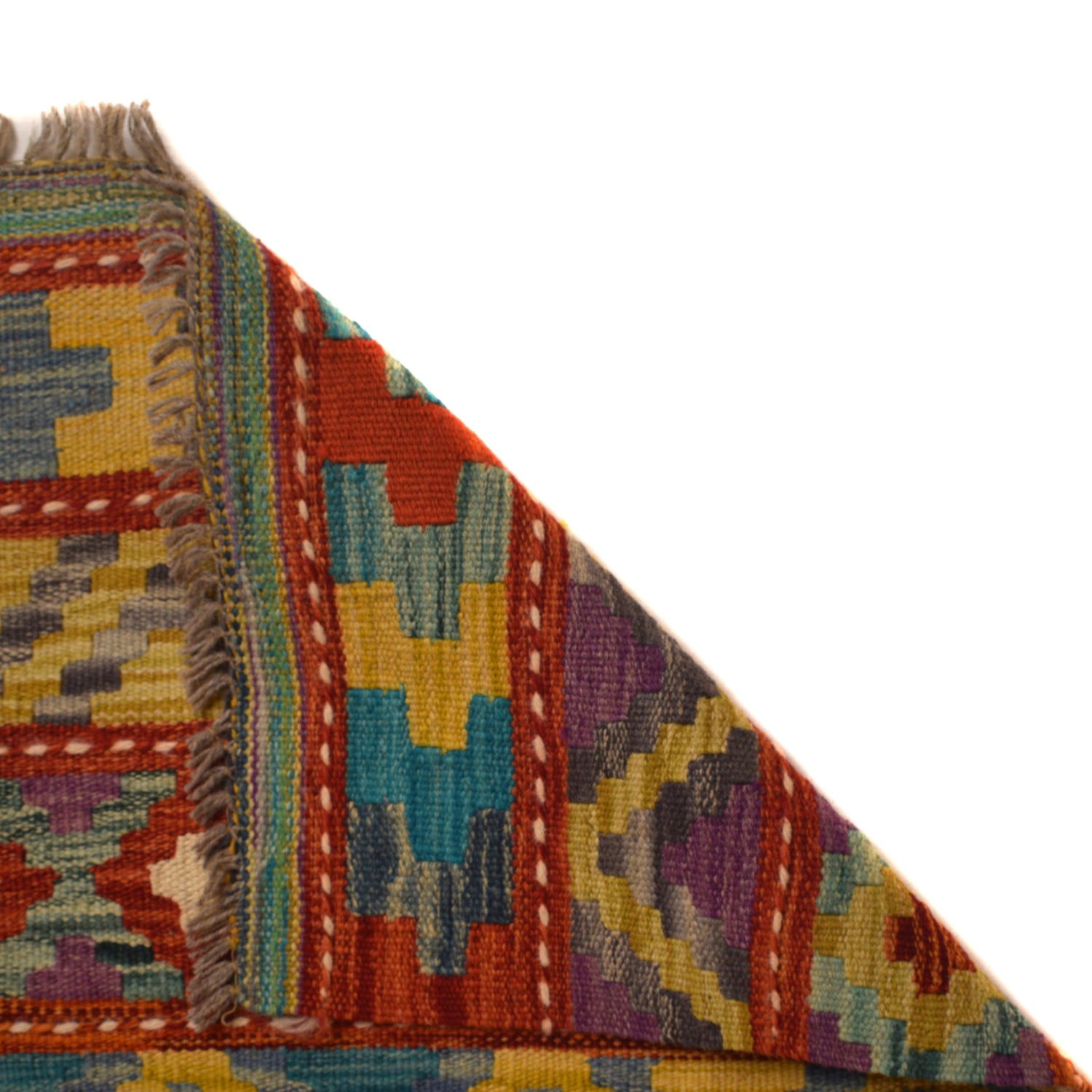 Handmade Vegetable Kilim 9' 9" x 12' 3" (ft) - No. W34813