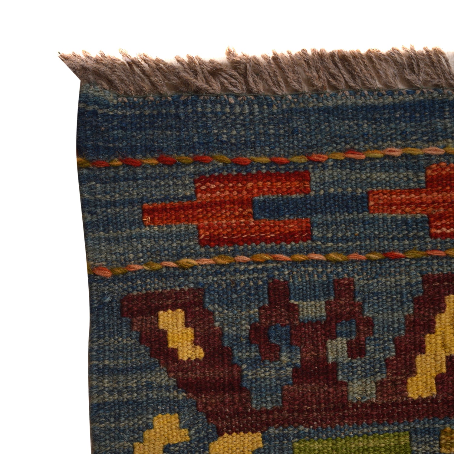 Handmade Vegetable Kilim 8' 2 x 11' 4 (ft) - No. W34816