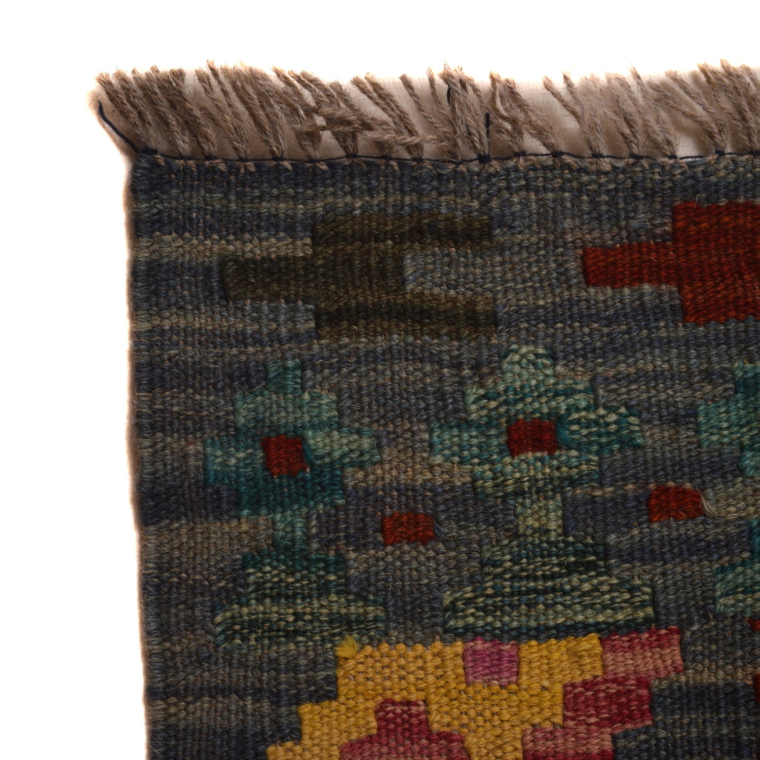 Handmade Vegetable Kelim 8' 4 x 11' 9 (ft) - No. W34817