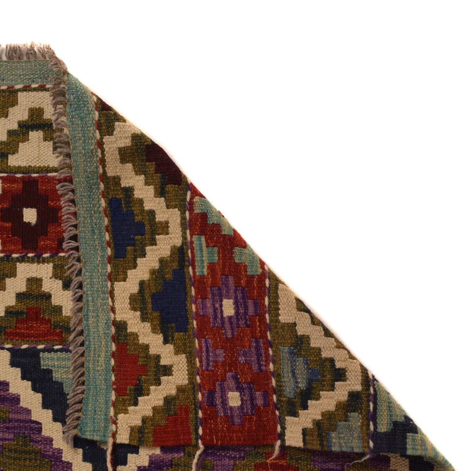 Handmade Vegetable Kelim 8' 3" x 9' 11" (ft) - No. W34821