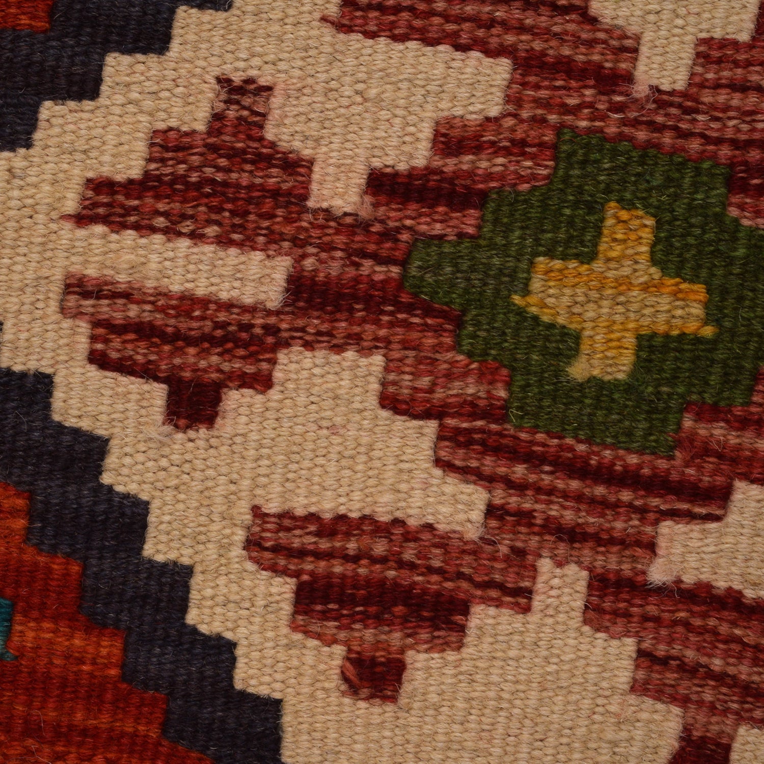 Handmade Vegetable Kelim 8' 2 x 11' 5 (ft) - No. W34822