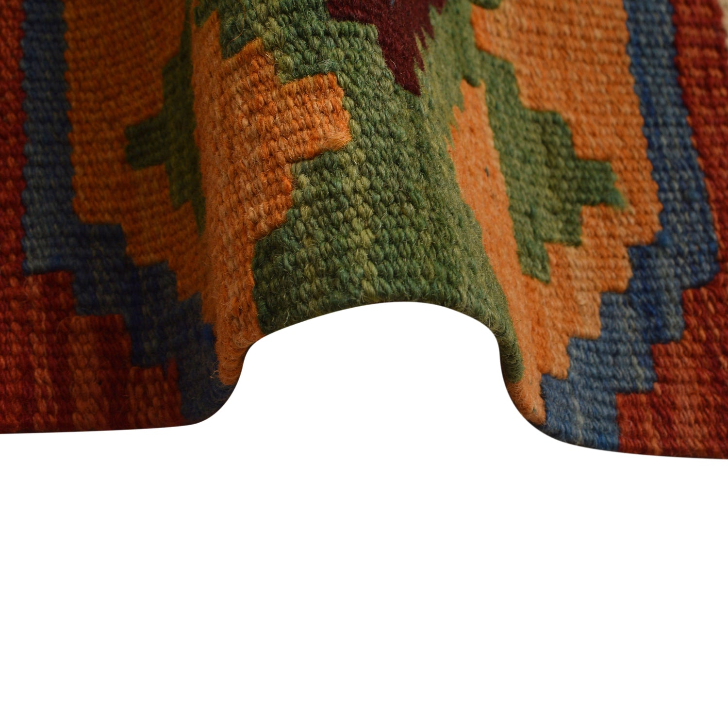 Handmade Vegetable Kilim 9' 7" x 12' 10" (ft) - No. W34823