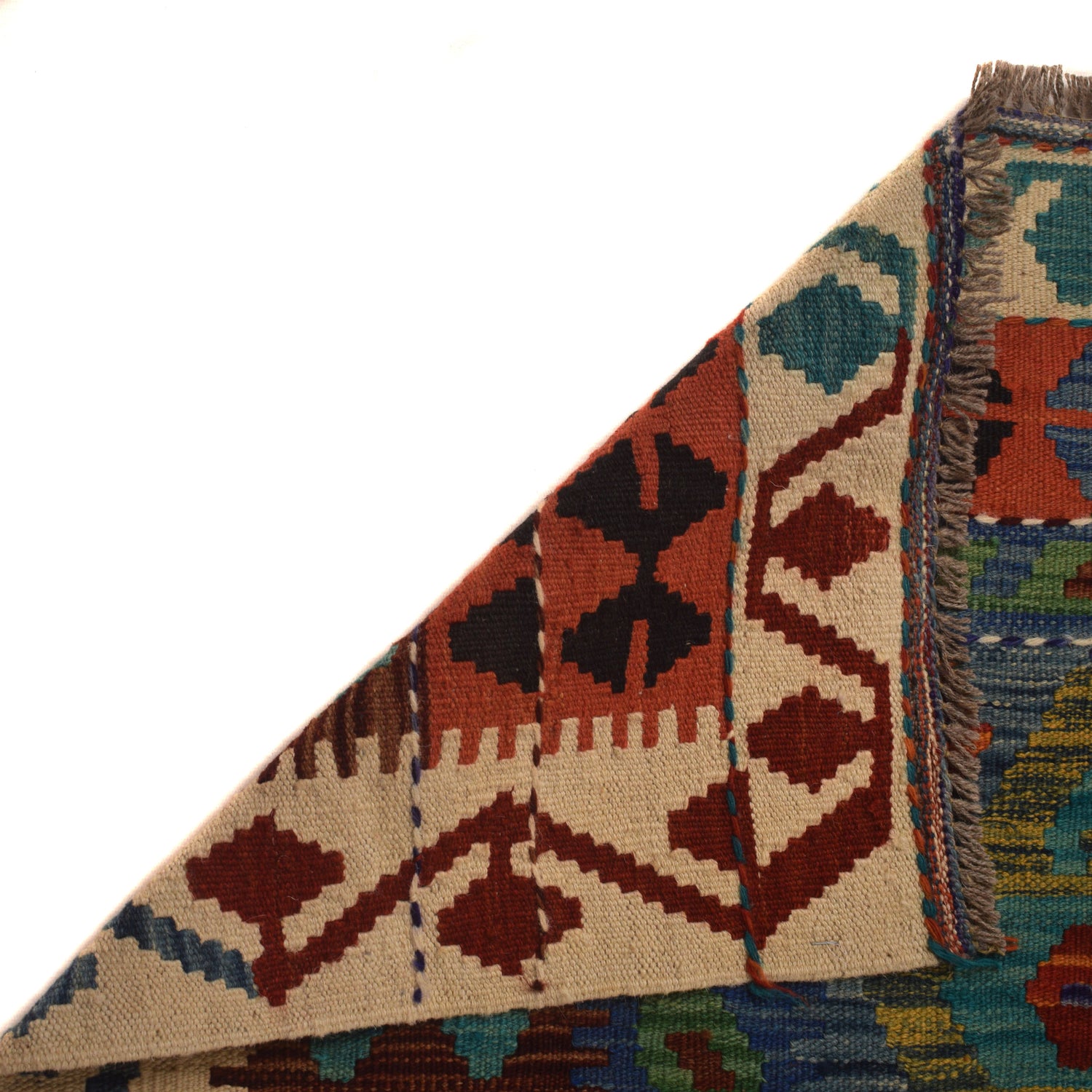 Handmade Vegetable Kilim 8' 7 x 11' 7 (ft) - No. W34824