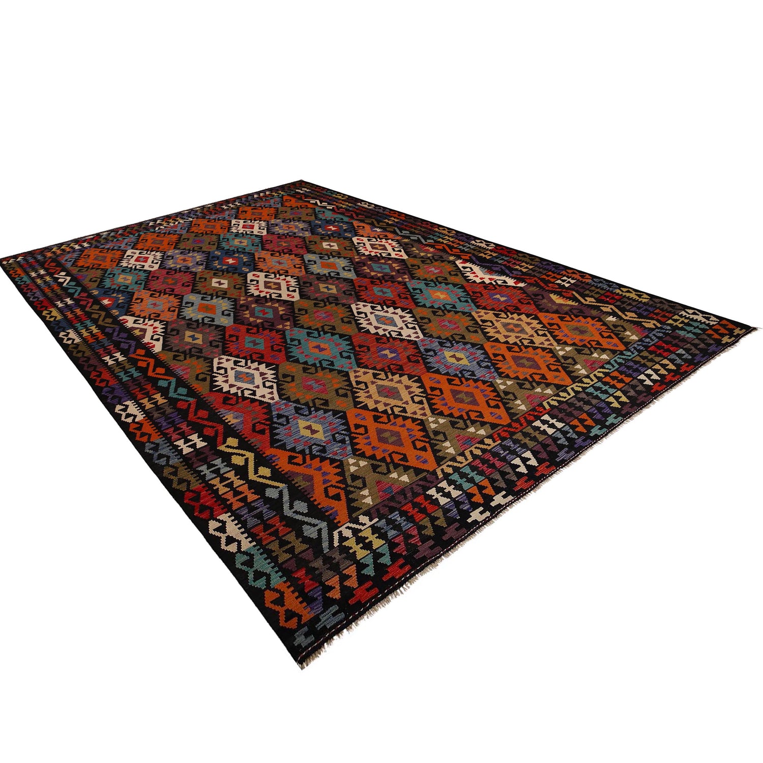 Handmade Vegetable Kelim 10' 2" x 13' 3" (ft) - No. W34825