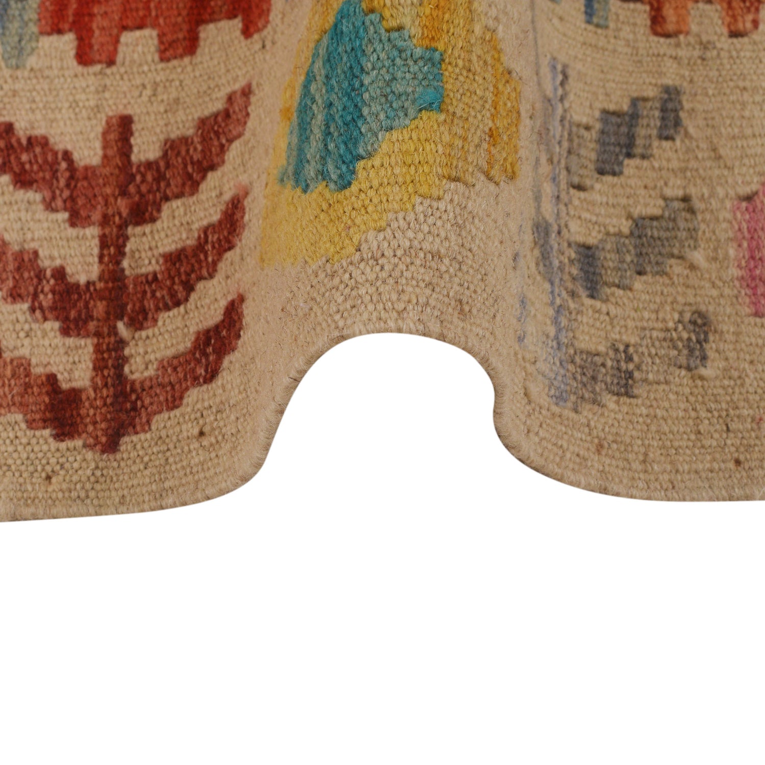 Handmade Vegetable Kelim 2' 9" x 4' 2" (ft) - No. W34829