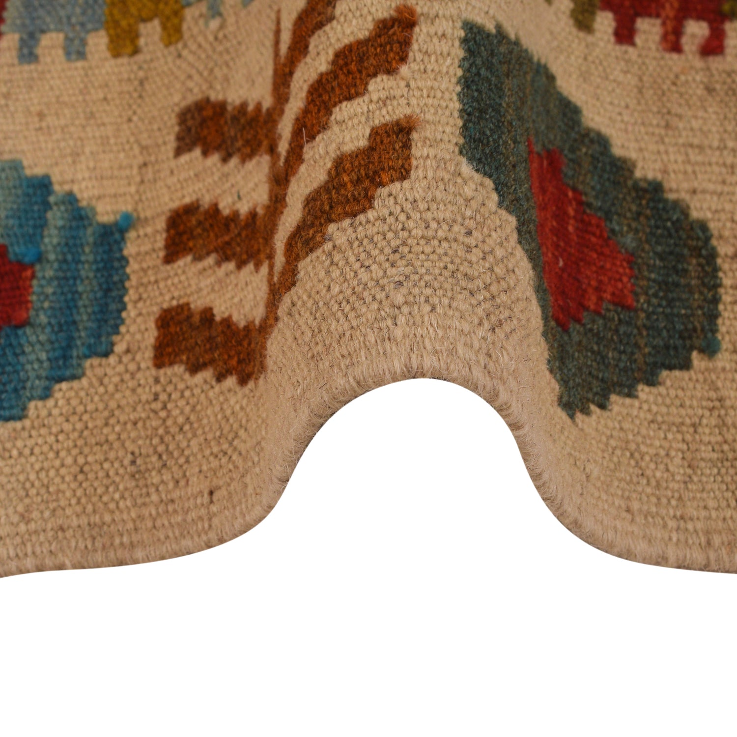 Handmade Vegetable Kelim 2' 9" x 3' 10" (ft) - No. W34831