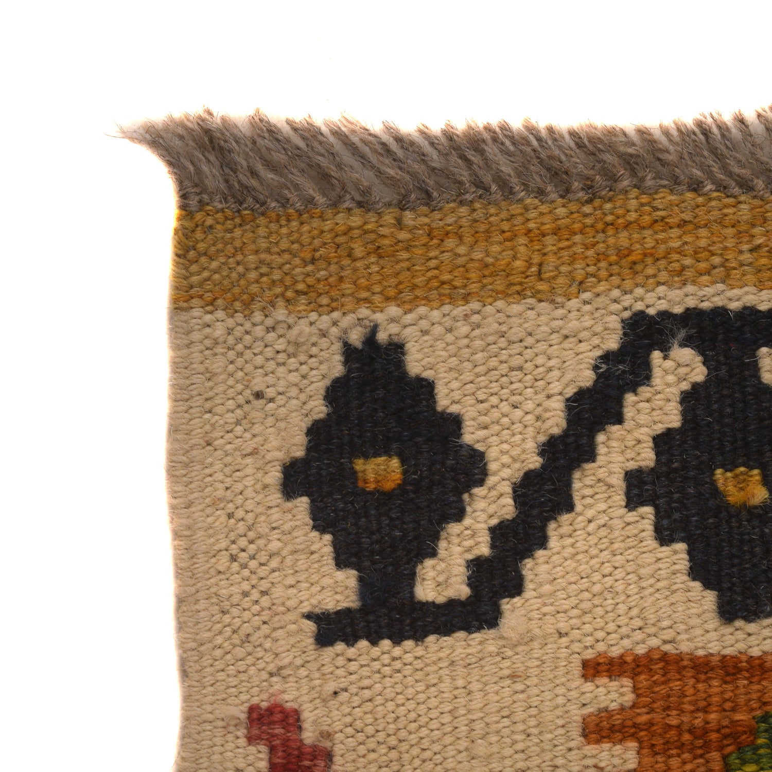 Handmade Vegetable Kilim 2' 10" x 4' 0" (ft) - No. W34832