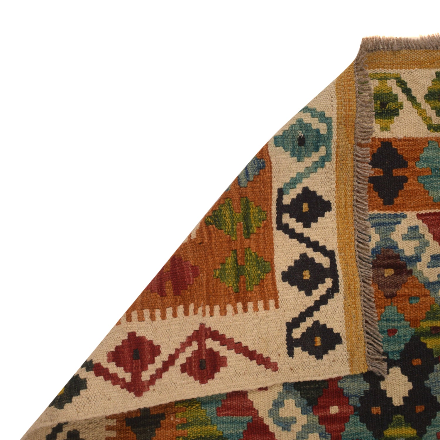 Handmade Vegetable Kilim 2' 10" x 4' 0" (ft) - No. W34832