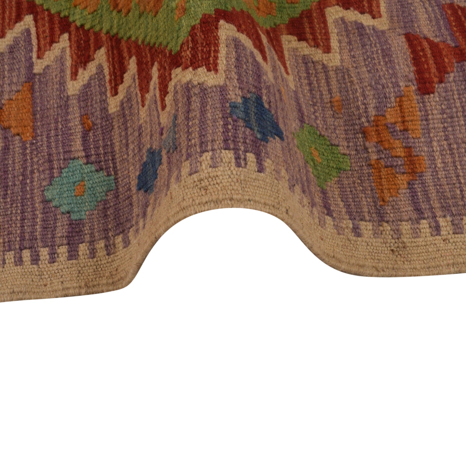 Handmade Vegetable Kilim 2' 11" x 3' 11" (ft) - No. W34834