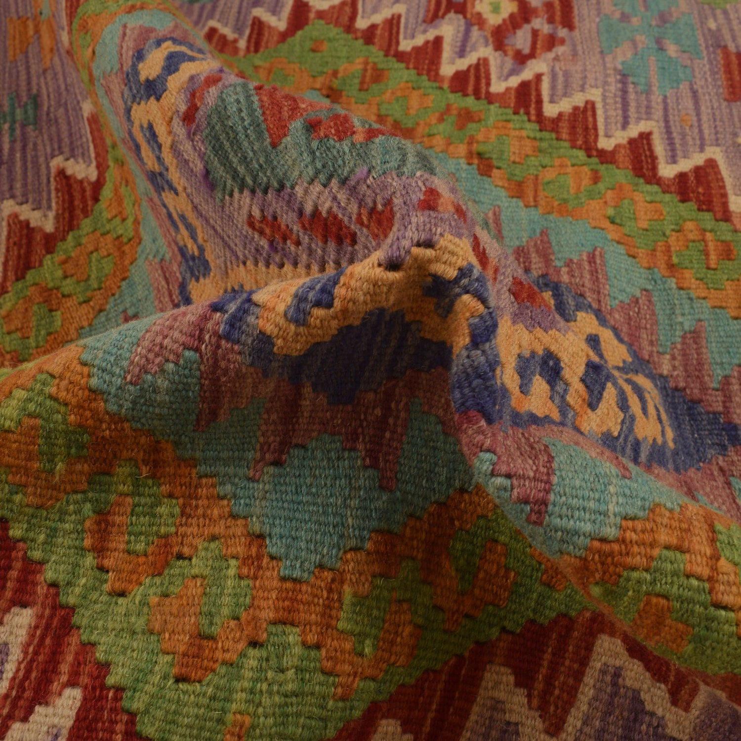 Handmade Vegetable Kilim 2' 11" x 3' 11" (ft) - No. W34834