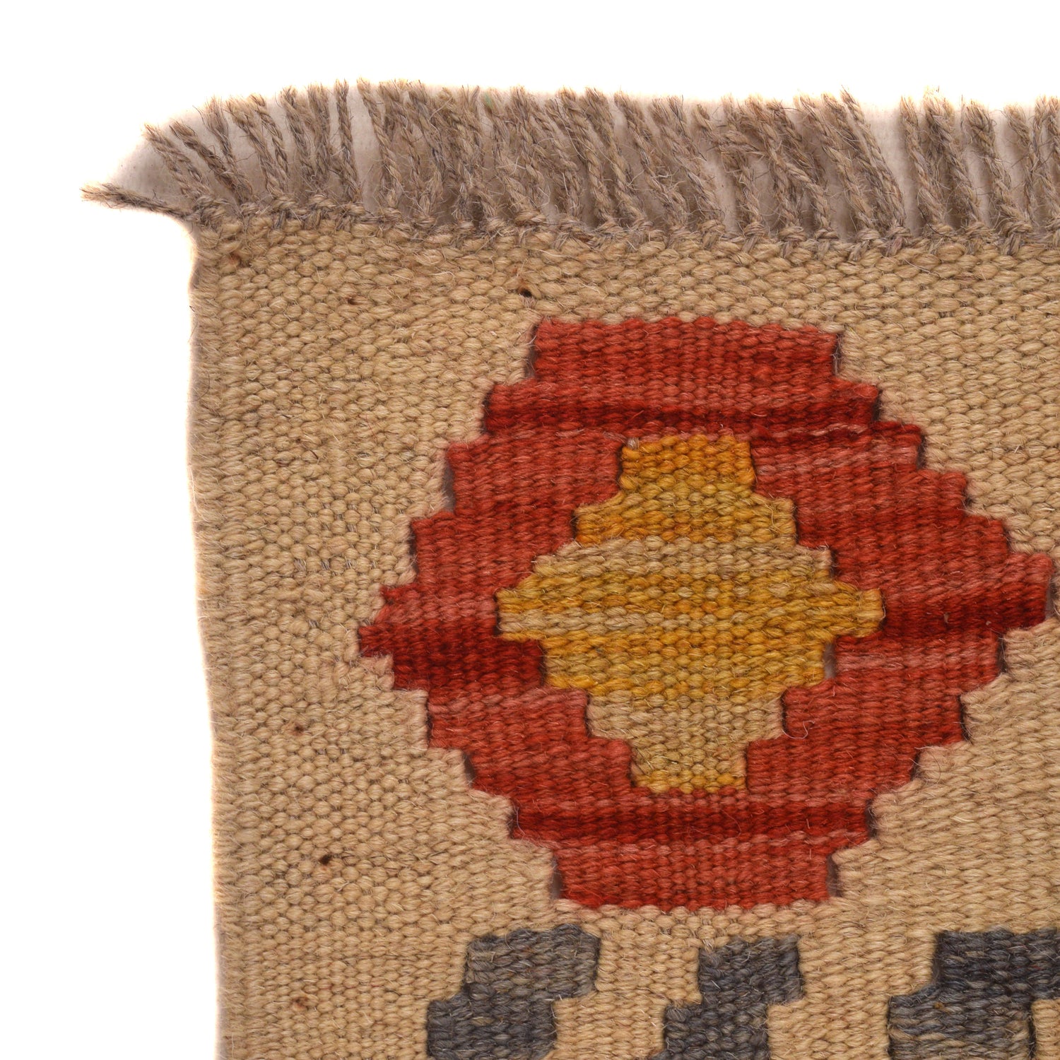 Handmade Vegetable Kilim 2' 9" x 4' 3" (ft) - No. W34835