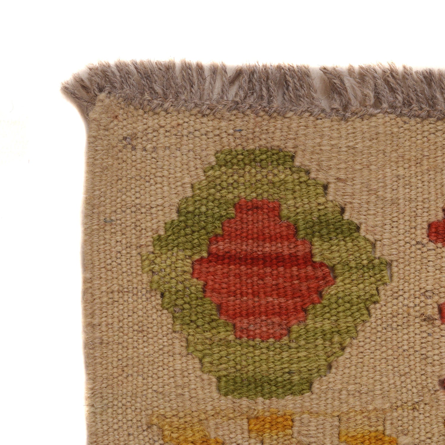 Handmade Vegetable Kelim 2' 7" x 4' 2" (ft) - No. W34838