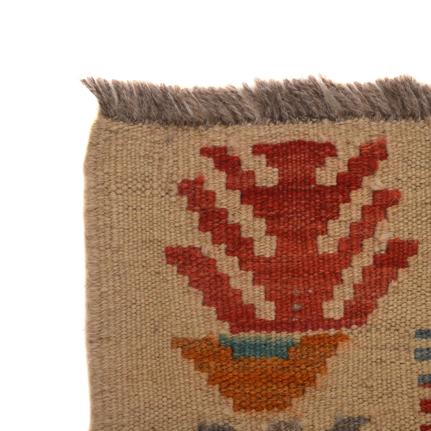 Handmade Vegetable Kilim 2' 8" x 3' 11" (ft) - No. W34840