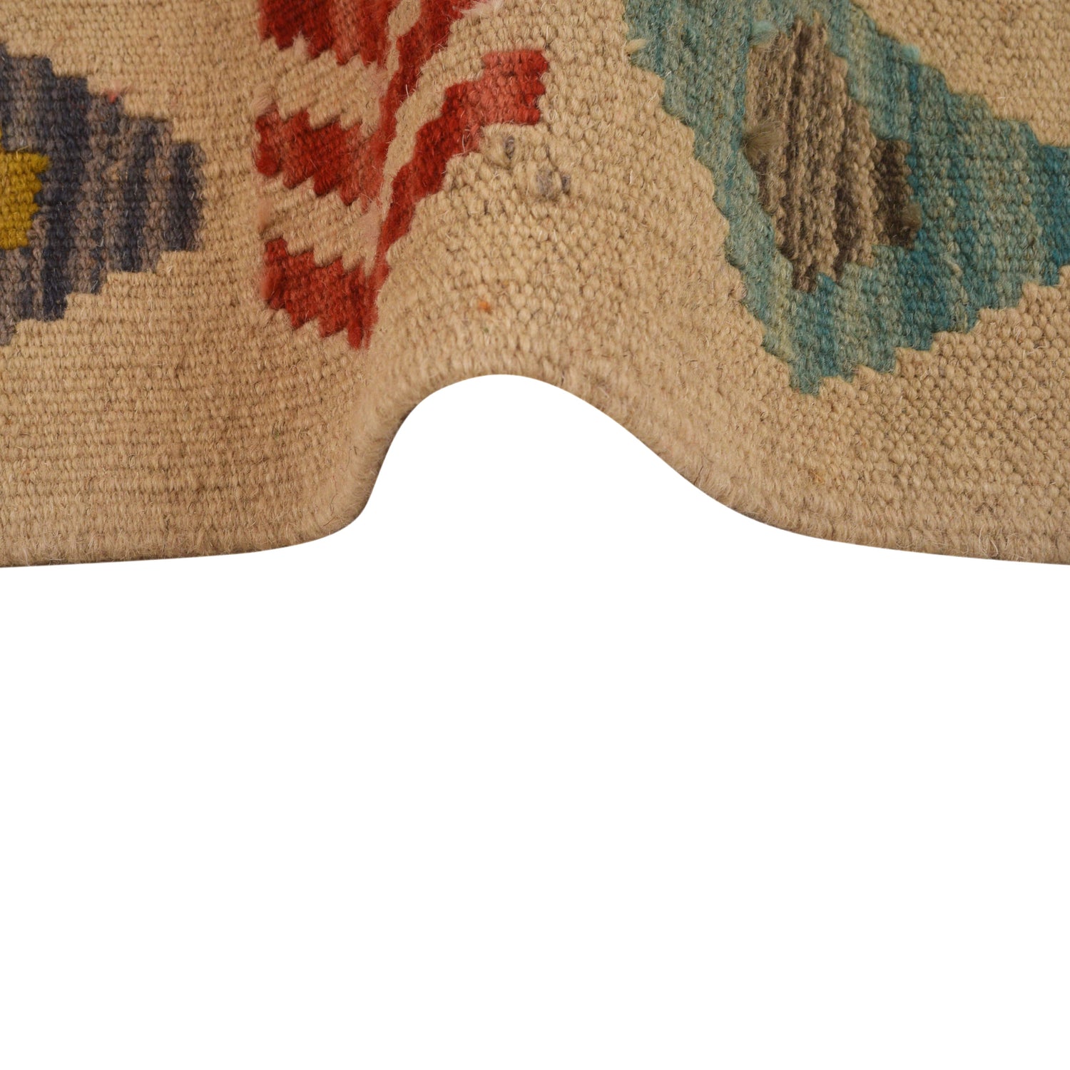 Handmade Vegetable Kilim 2' 8" x 3' 11" (ft) - No. W34840