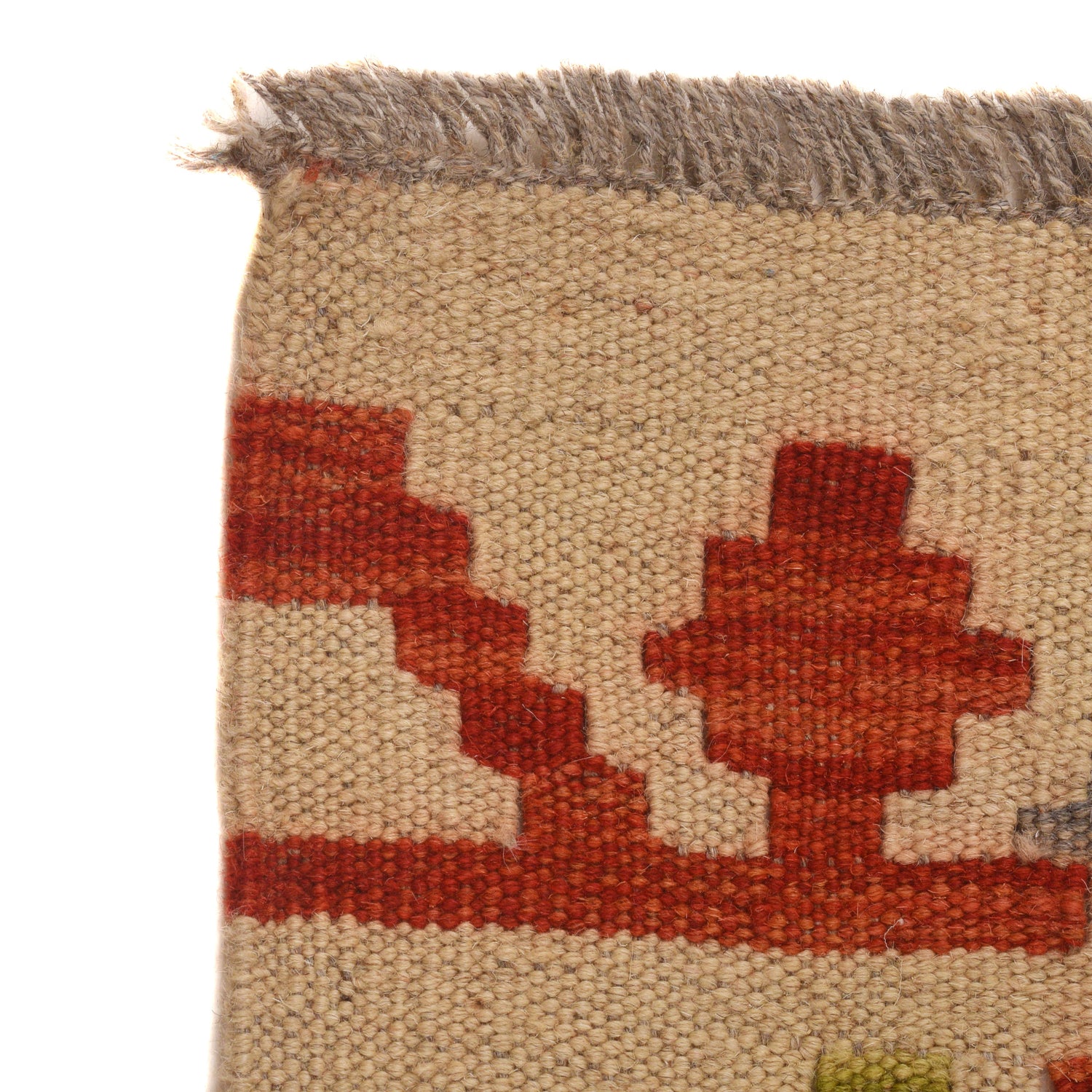 Handmade Vegetable Keilim 5' 1" x 6' 5" (ft) - No. W34841