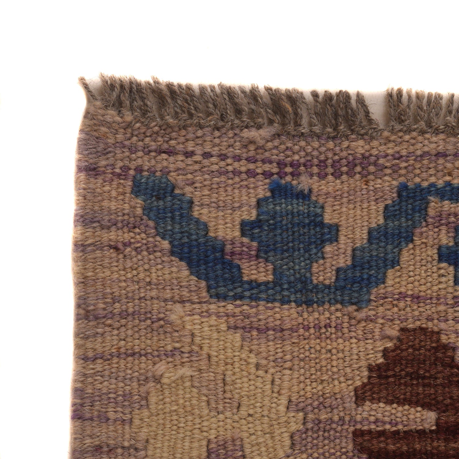 Handmade Vegetable Kilim 3' 3 x 4' 9 (ft) - No. w34843