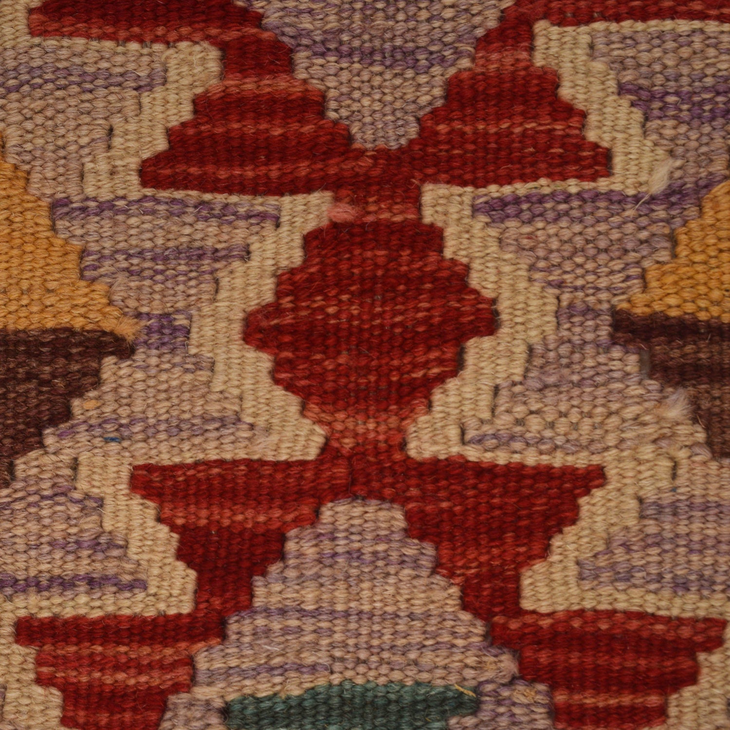 Handmade Vegetable Kilim 3' 3 x 4' 9 (ft) - No. w34843