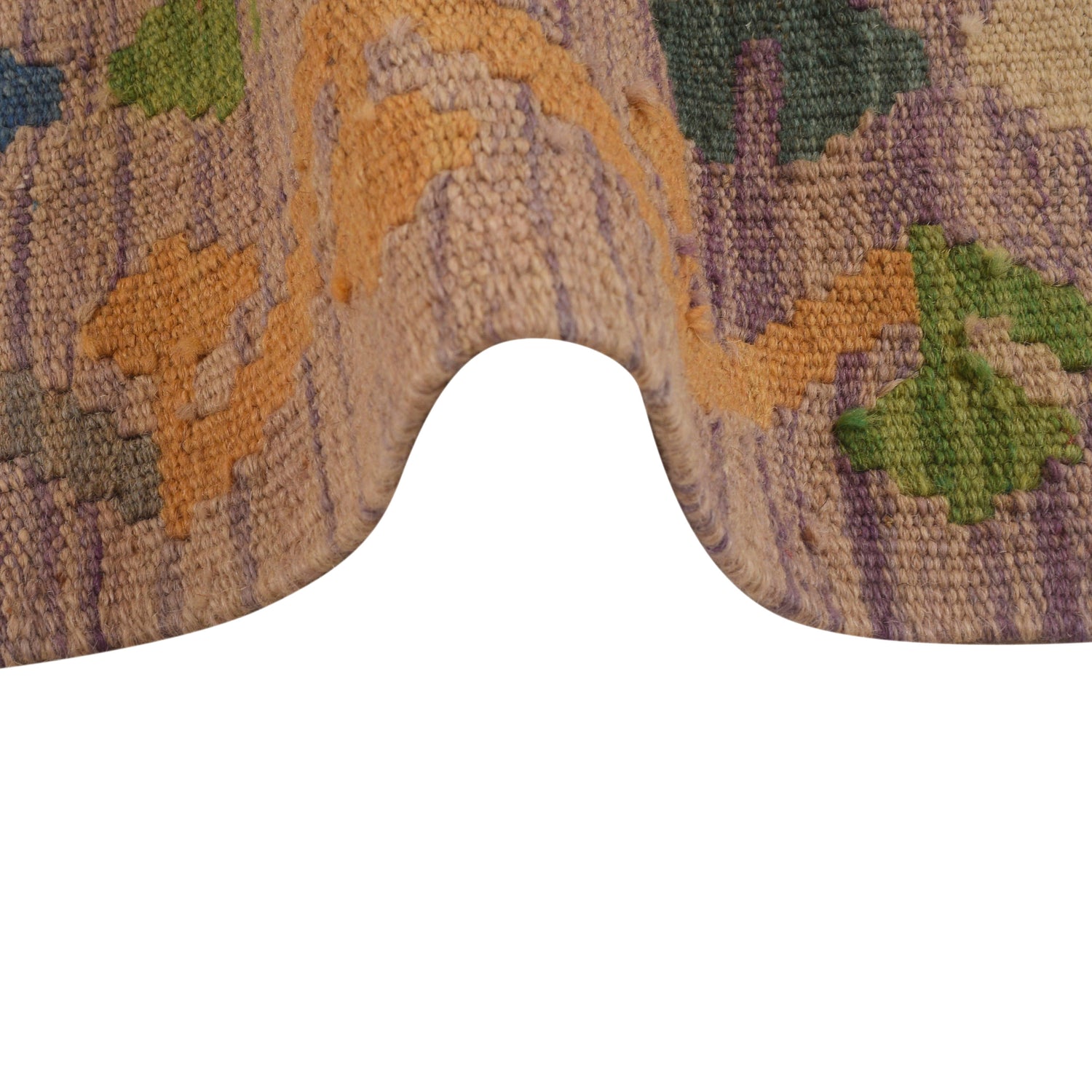 Handmade Vegetable Kilim 3' 3 x 4' 9 (ft) - No. w34843