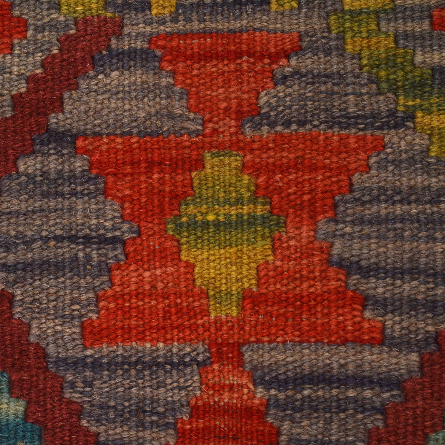 Vegetable Kilim Runner 2' 1" x 6' 5" (ft)- No. W34846