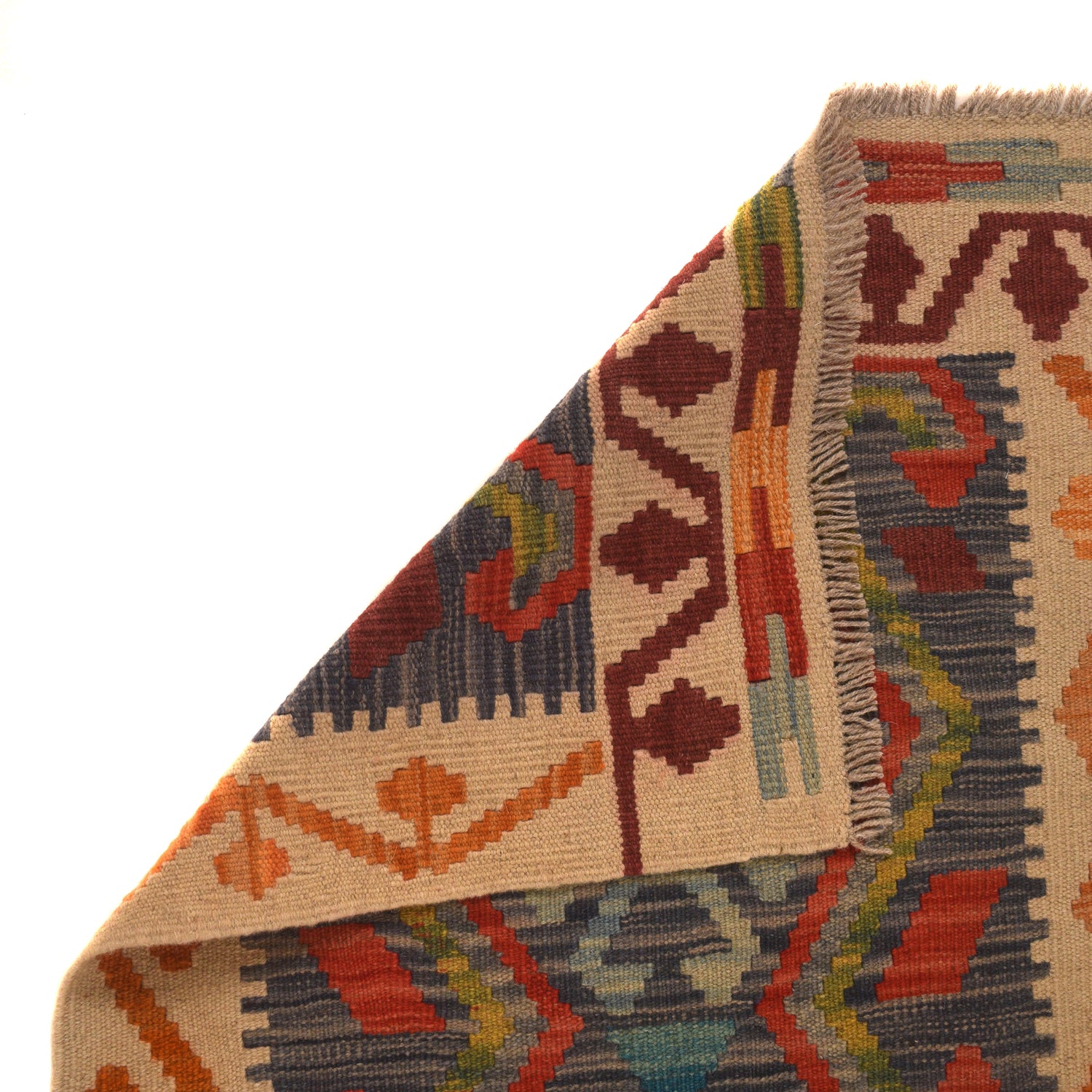 Vegetable Kilim Runner 2' 1" x 6' 5" (ft)- No. W34846