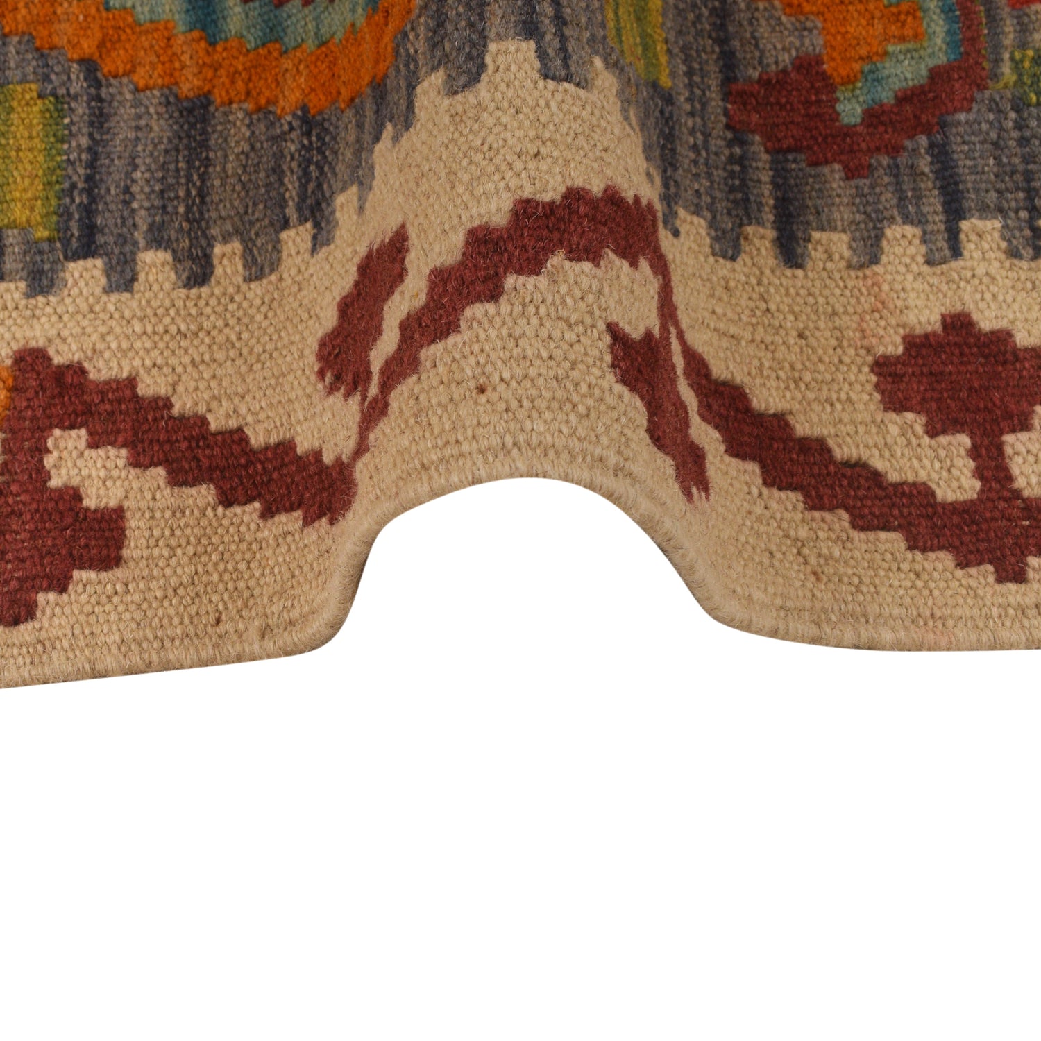 Vegetable Kilim Runner 2' 1" x 6' 5" (ft)- No. W34846