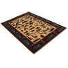 Hand Knotted War Rug 4' 2" x 5' 10" (ft) - No. W35142