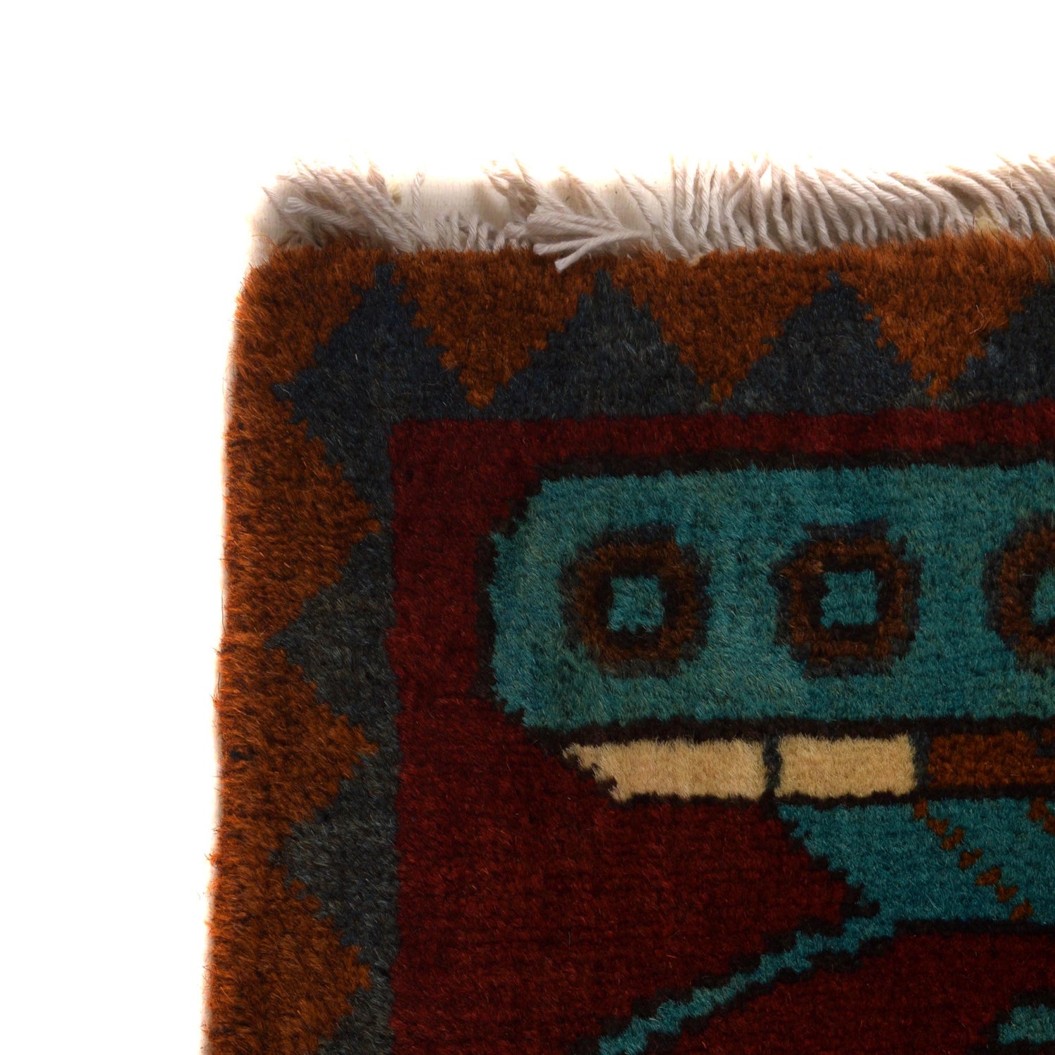 Hand Knotted War Rug 4' 2" x 5' 10" (ft) - No. W35142