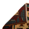 Hand Knotted War Rug 4' 2" x 5' 10" (ft) - No. W35142