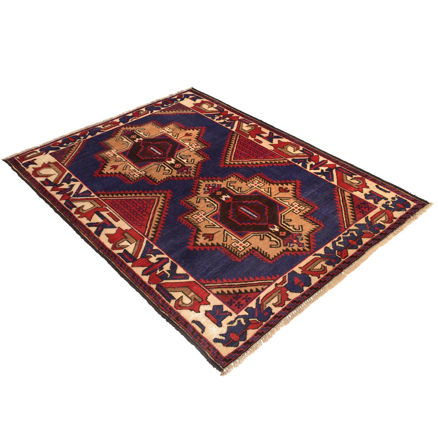 Traditional Baloch Rug 4' 0" x 5' 8" (ft) - No. W35444