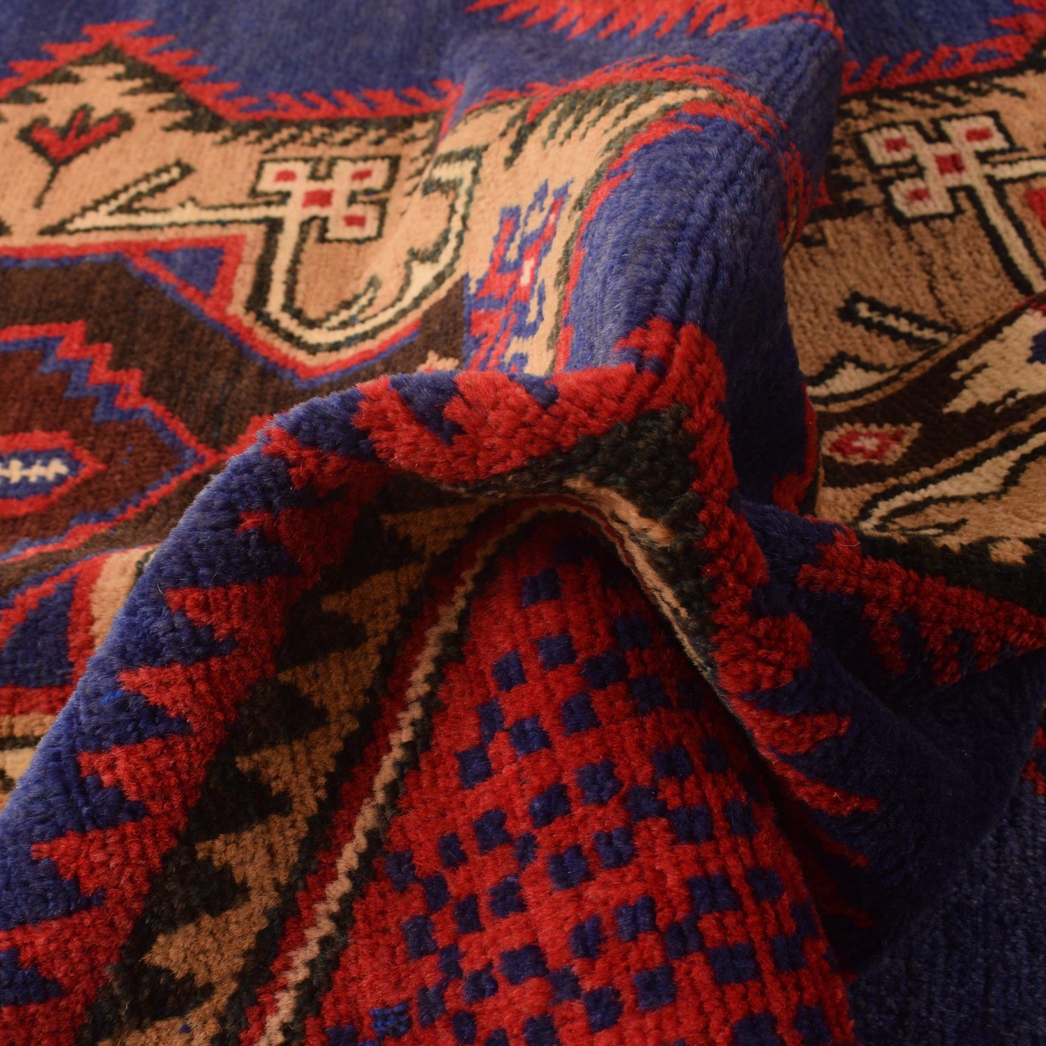 Traditional Baloch Rug 4' 0" x 5' 8" (ft) - No. W35444