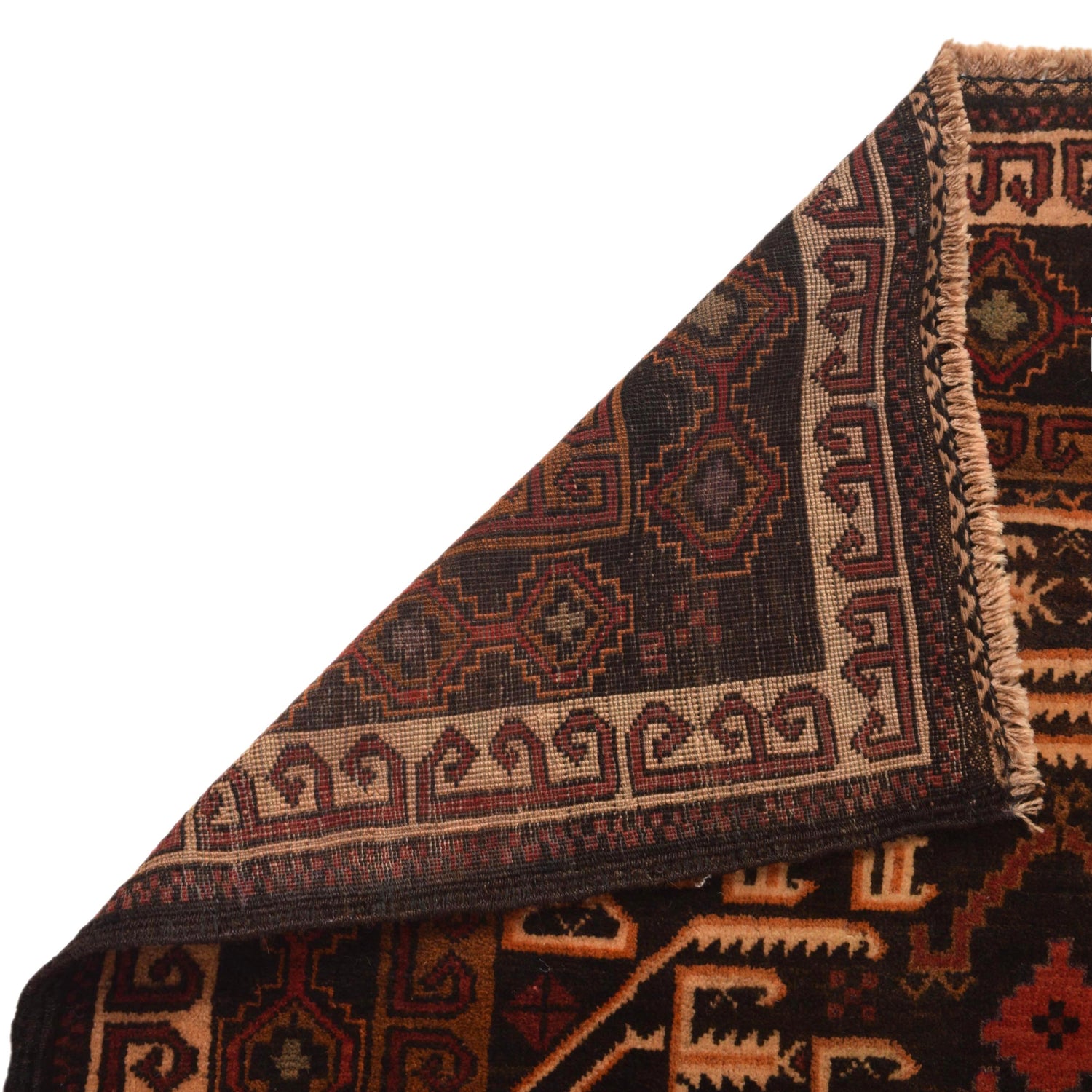 Multi Color Baluchi Rug 3' 8" x 6' 2" (ft) - No. W35445