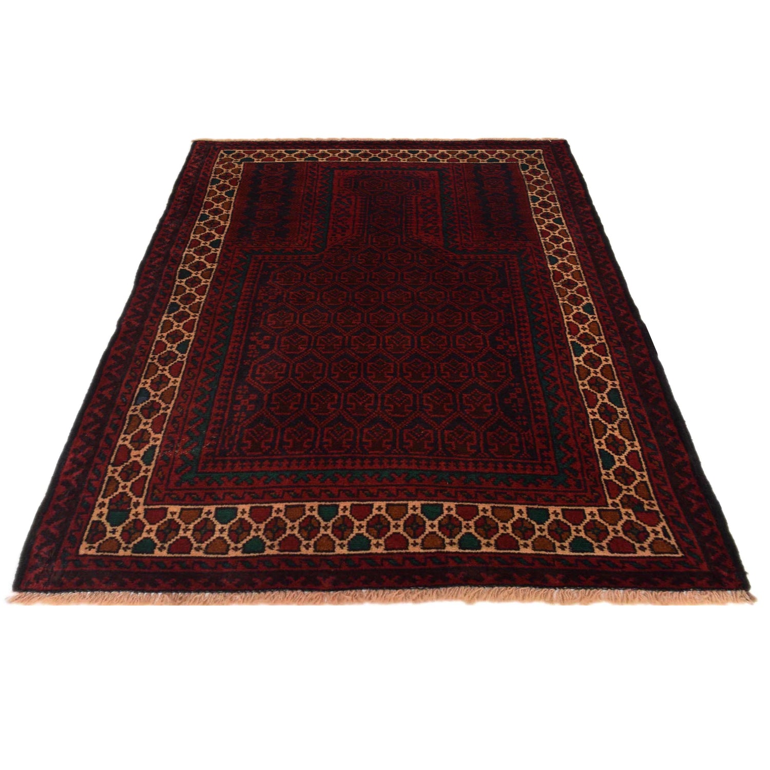 Handmade Jaye Namaz 2' 11" x 4' 4" (ft) - No. W35447