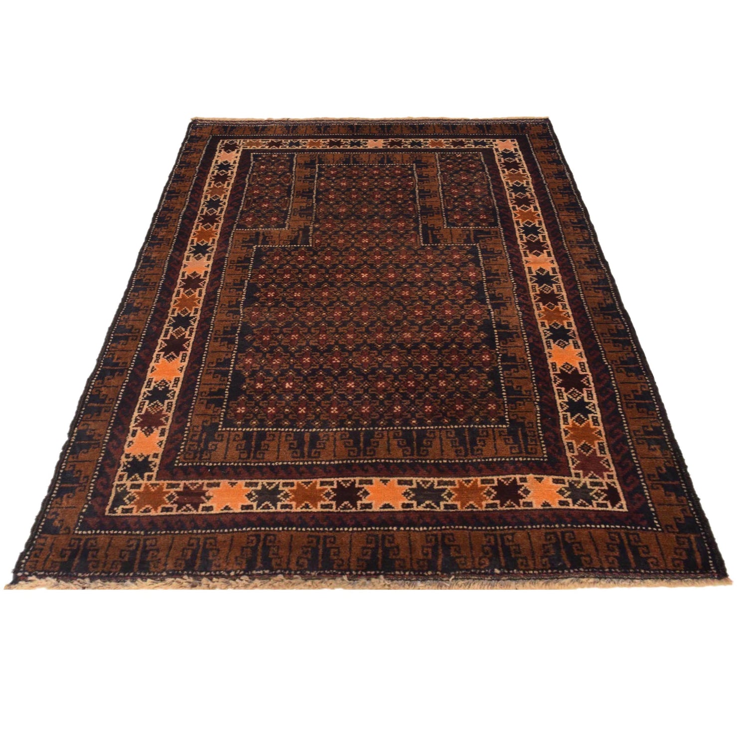 Prayer Rug 2' 10" x 4' 7" (ft) - No. W35448