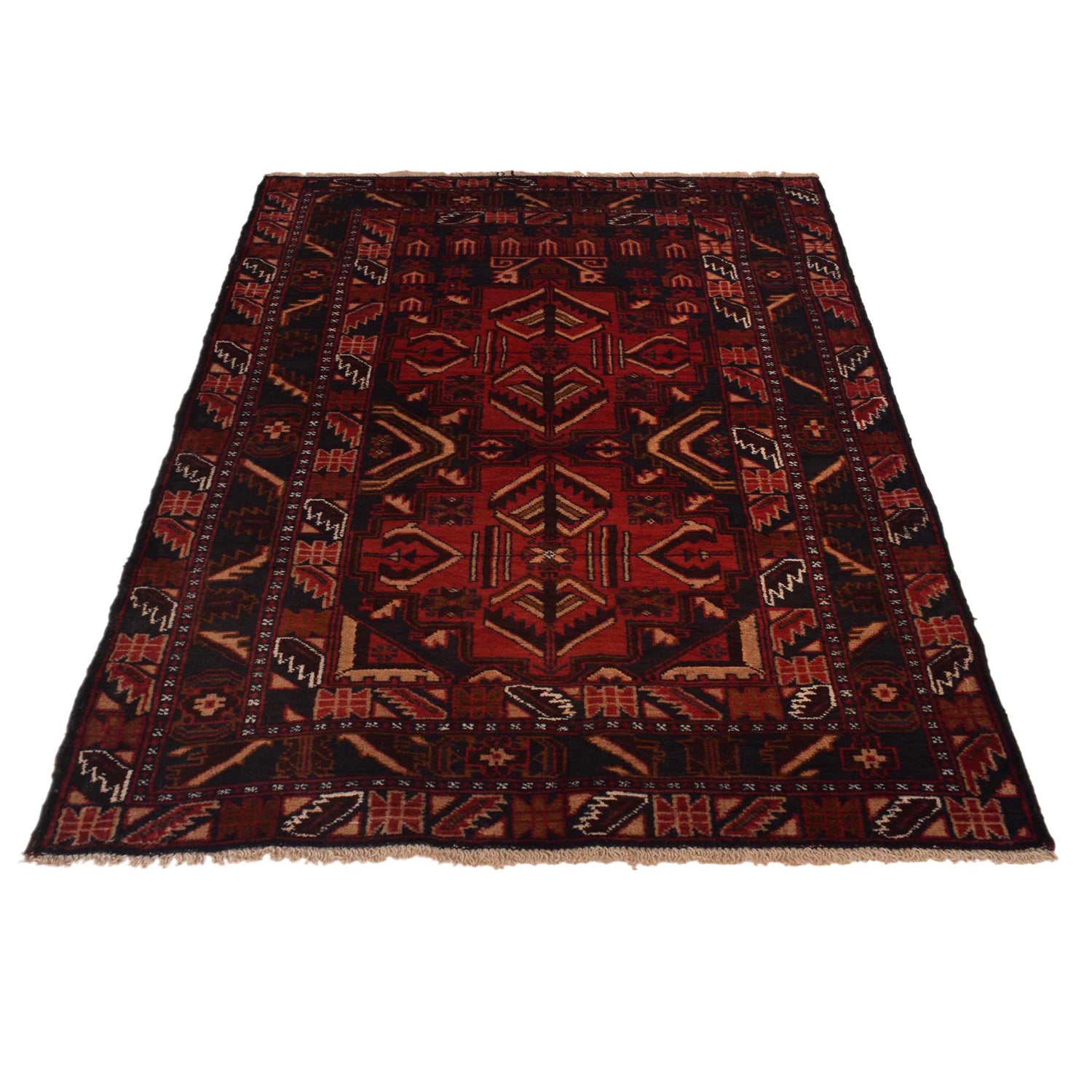 Islamic Prayer Rug 3' 1" x 4' 6" (ft) - No. W35449