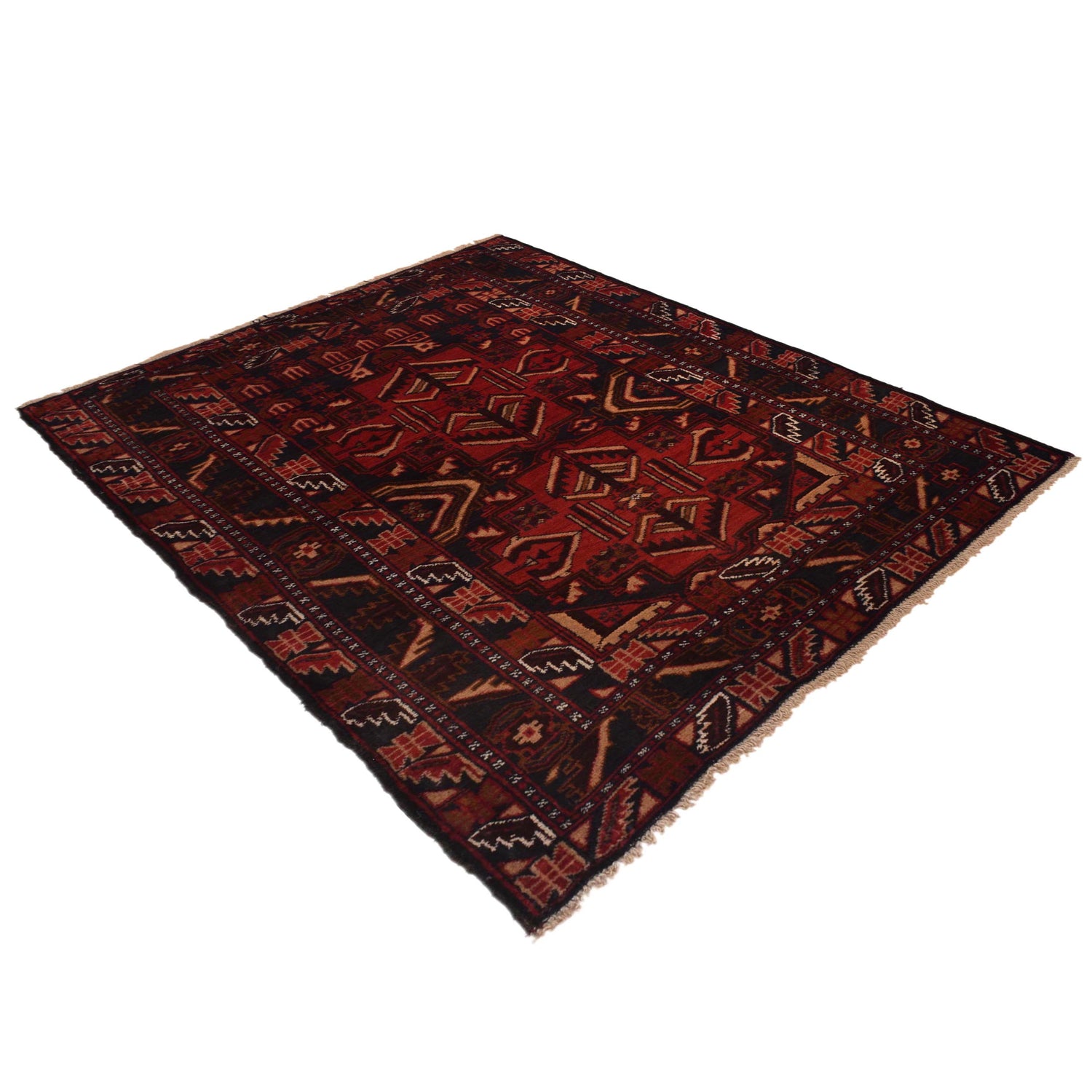 Islamic Prayer Rug 3' 1" x 4' 6" (ft) - No. W35449