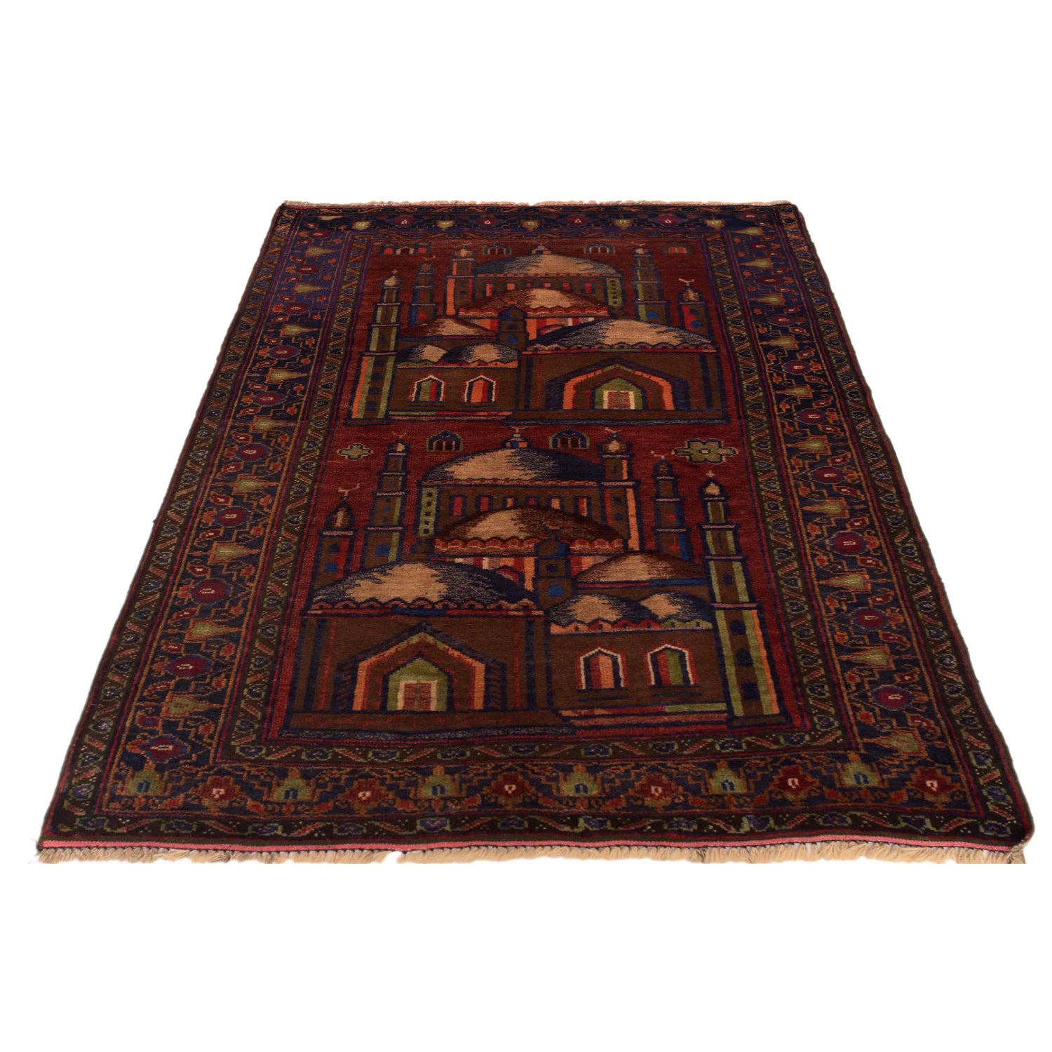 Prayer Rug 2' 11" x 4' 6" (ft) - No. W35452