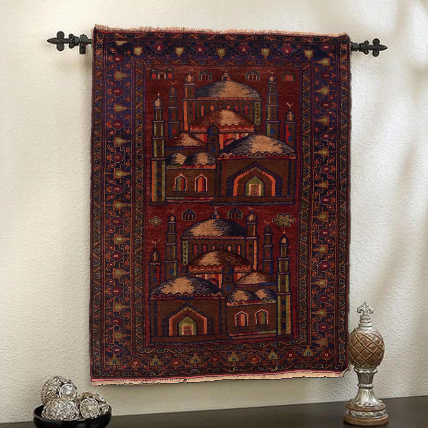 Prayer Rug 2' 11" x 4' 6" (ft) - No. W35452