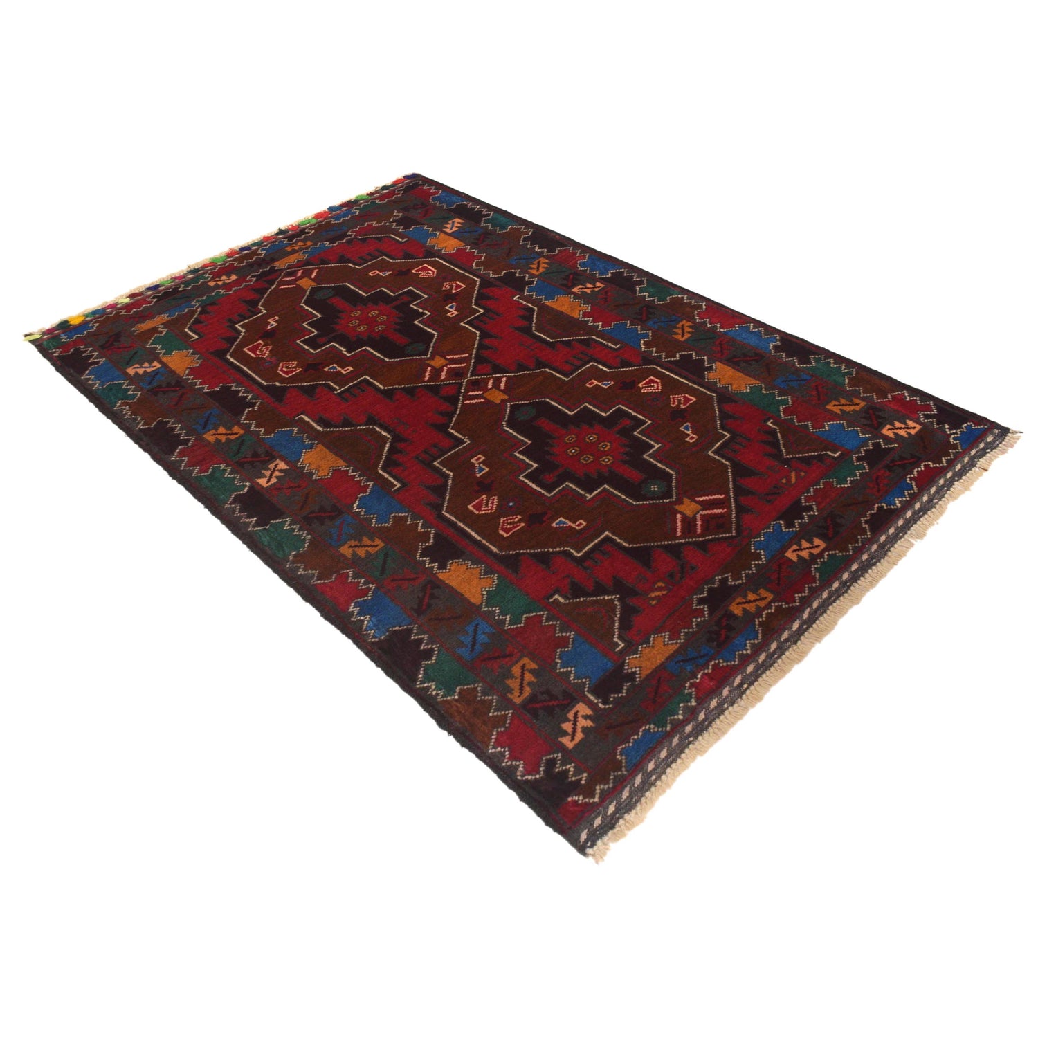 Multi Color Baluchi Rug 2' 9" x 4' 10" (ft) -No W35454