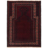 Red Color Prayer Rug 2' 11" x 4' 5" (ft) - No. W35457