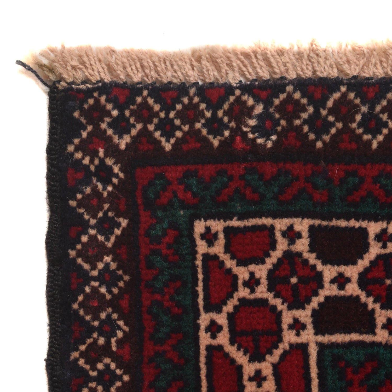 Red Color Prayer Rug 2' 11" x 4' 5" (ft) - No. W35457