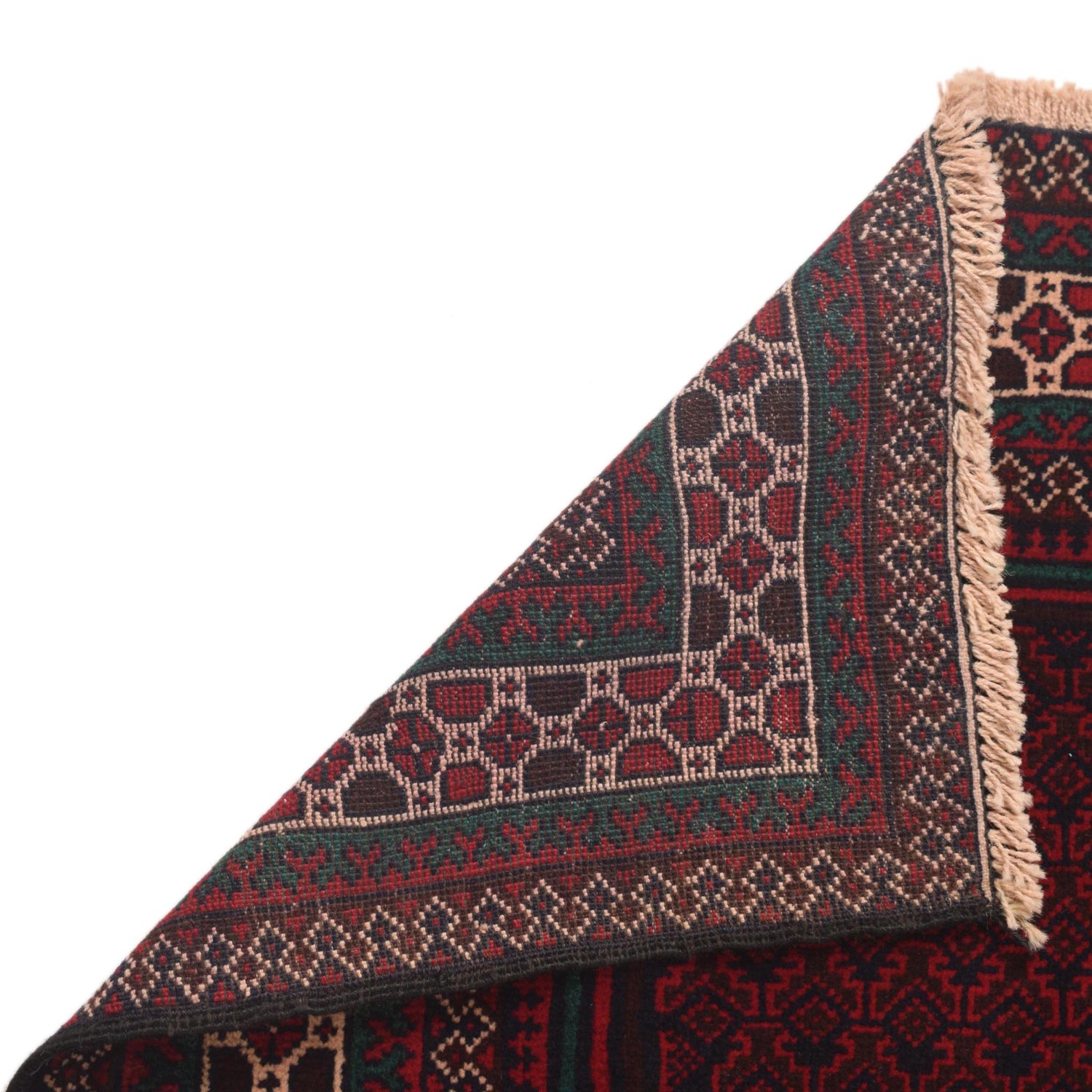 Red Color Prayer Rug 2' 11" x 4' 5" (ft) - No. W35457